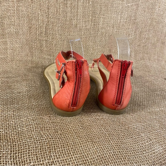 Lucky Brand Sandals Thong Flats Zip Size 8 - Picture 6 of 10